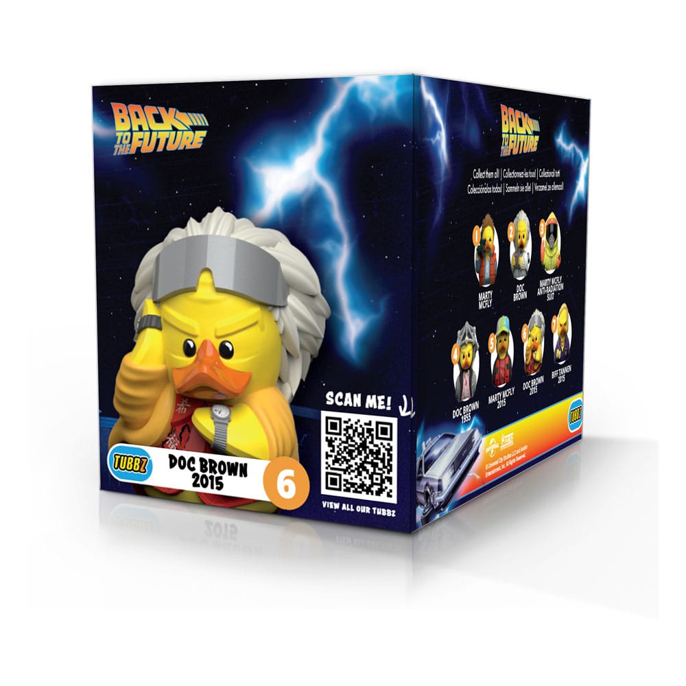 Numskull - Back To The Future - Tubbz - PVC Figure - Doc Brown Boxed Edition 10 cm