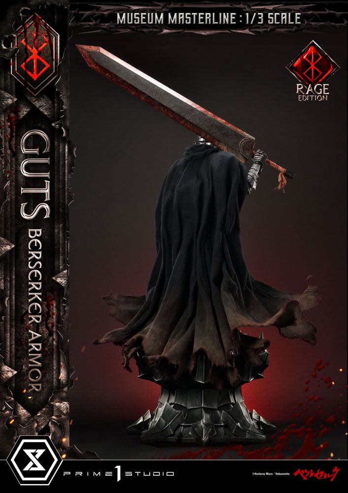 Berserk Museum Masterline Statue 1/3 Guts Berserker Armor Rage Edition 121 cm