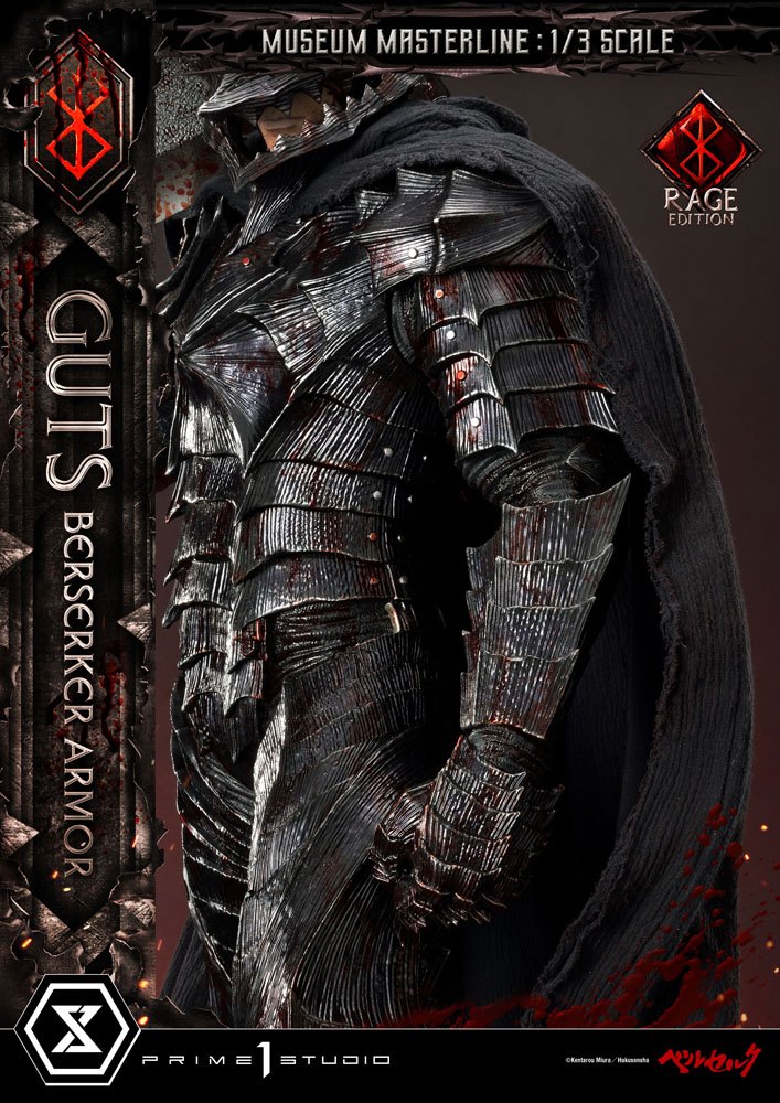 Berserk Museum Masterline Statue 1/3 Guts Berserker Armor Rage Edition 121 cm