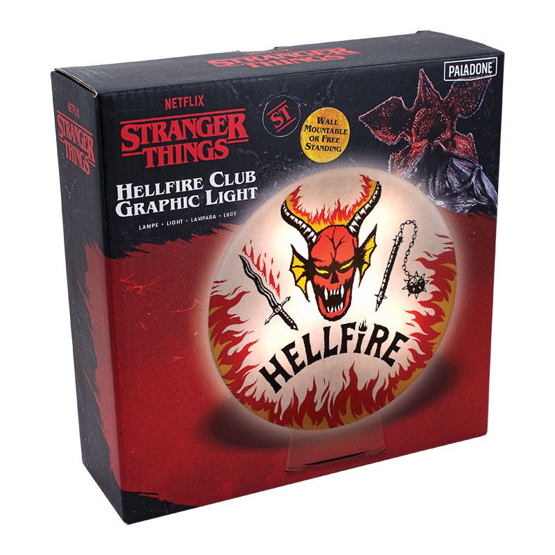 Paladone - Stranger Things - Lamp Hellfire Club Logo 20 cm