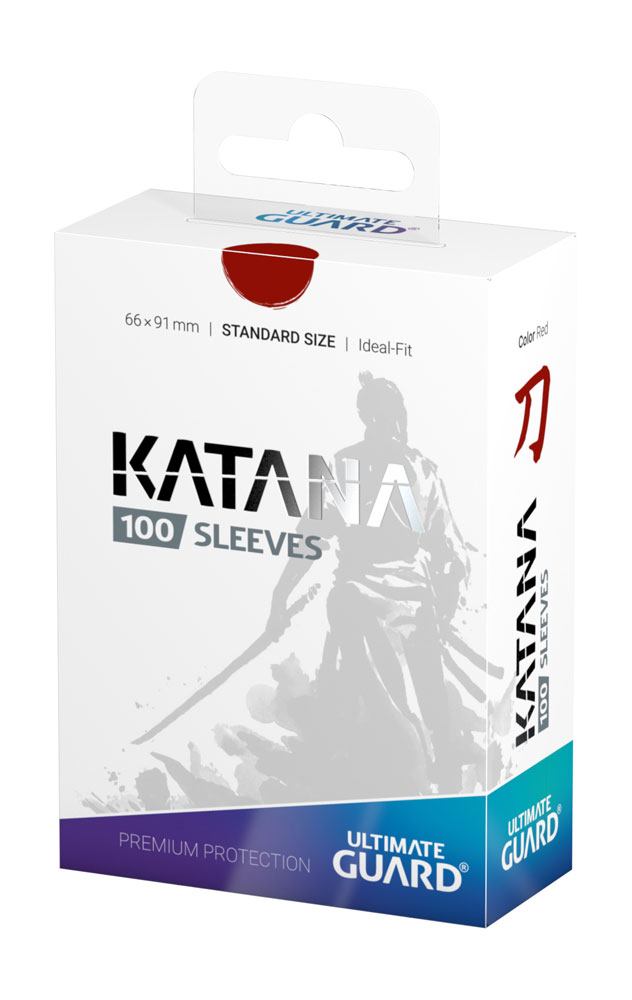 Ultimate Guard - Katana Sleeves - Standard Size - Red 100 pcs