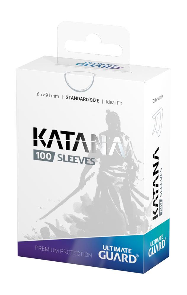 Ultimate Guard - Katana Sleeves - Standard Size - White - 100 pcs