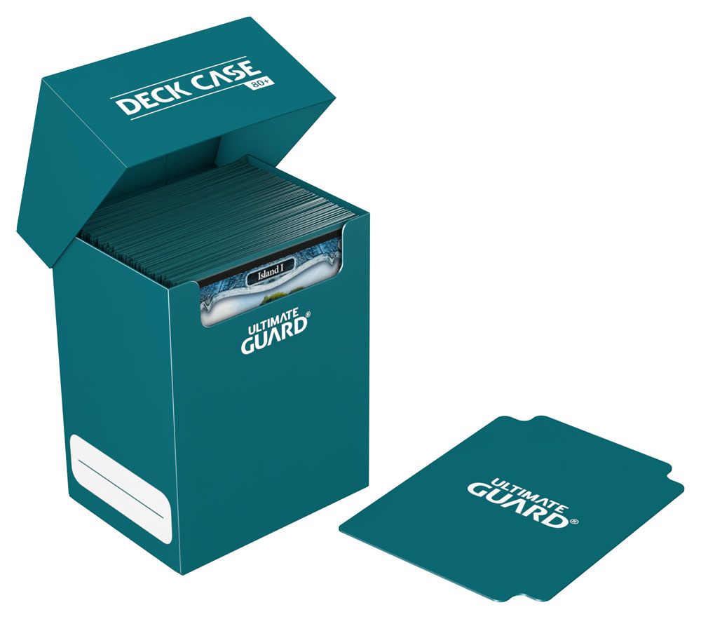 Ultimate Guard - Deck Case 80+ - Standard Size - Petrol Blue