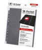 Ultimate Guard 18-Pocket Pages Side-Loading Gray (10)