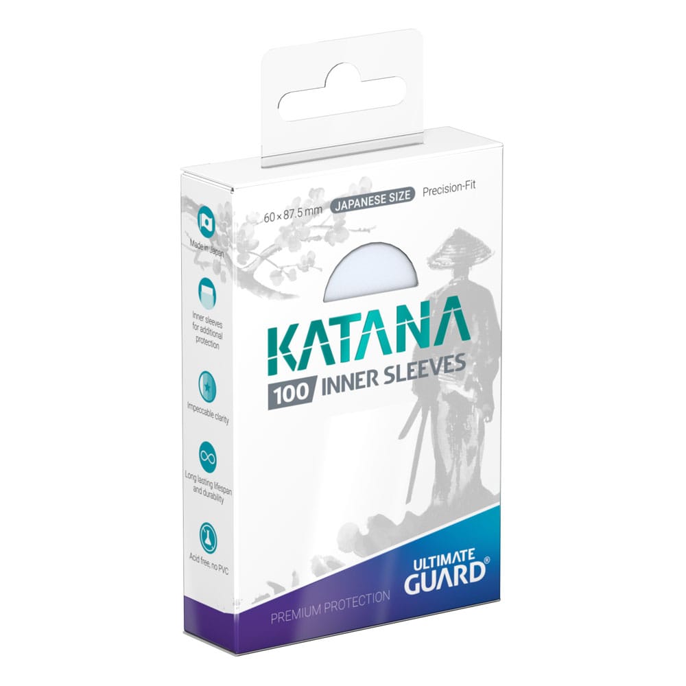 Ultimate Guard - Katana Inner Sleeves - Japanese Size - Transparent (100)