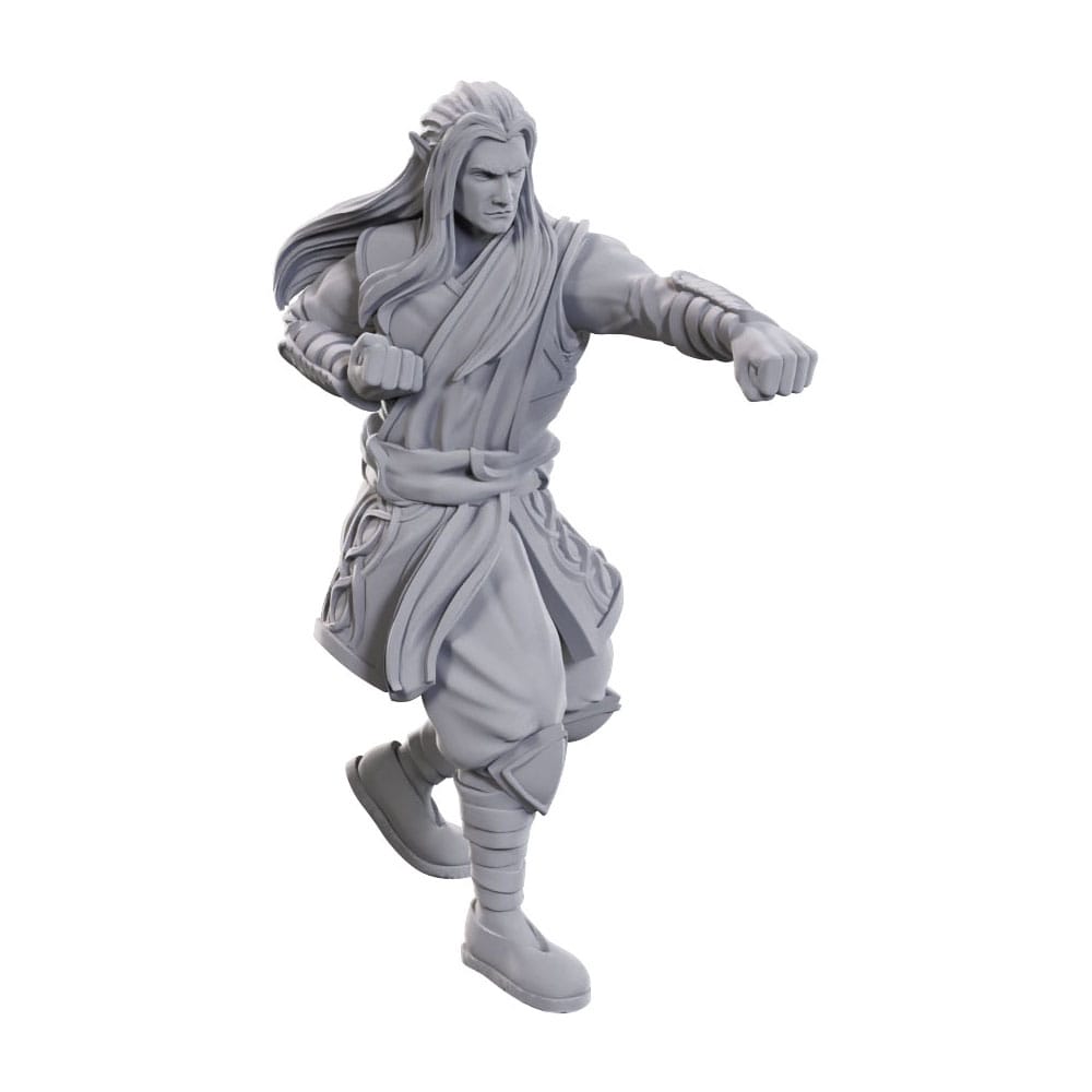 Wizkids - D&D Nolzur's Marvelous Miniatures Unpainted Miniatures 2-Pack - Archdruid & Martial Arts Adept
