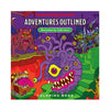 Dungeons & Dragons - Adventures Outlined Coloring Book - ENG