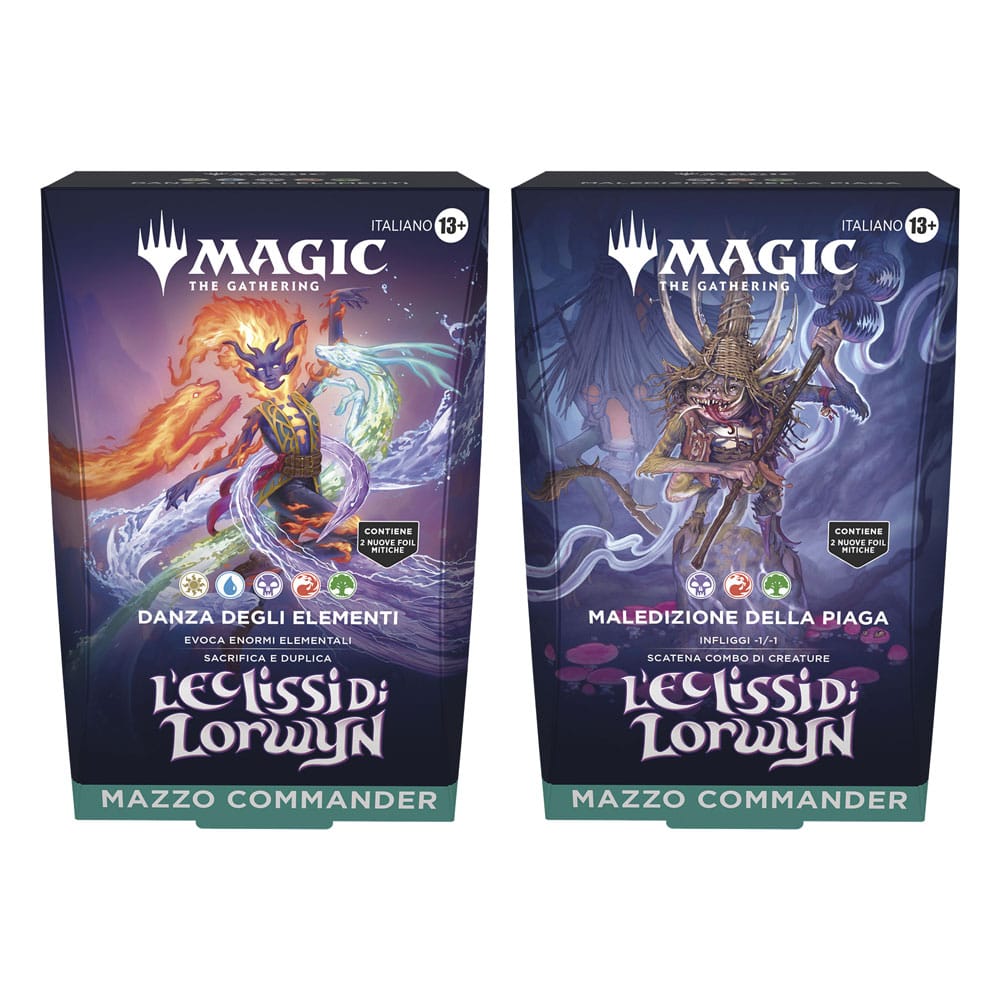 Magic the Gathering - L'Eclissi di Lorwyn - Commander Decks Display (4) - ITA