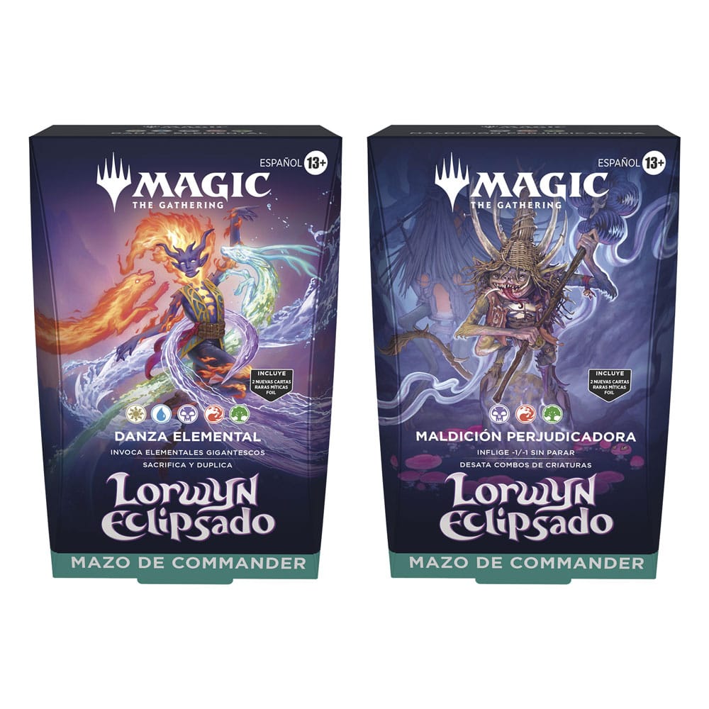 Magic the Gathering - Lorwyn Eclipsado - Commander Decks Display (4) - SPA