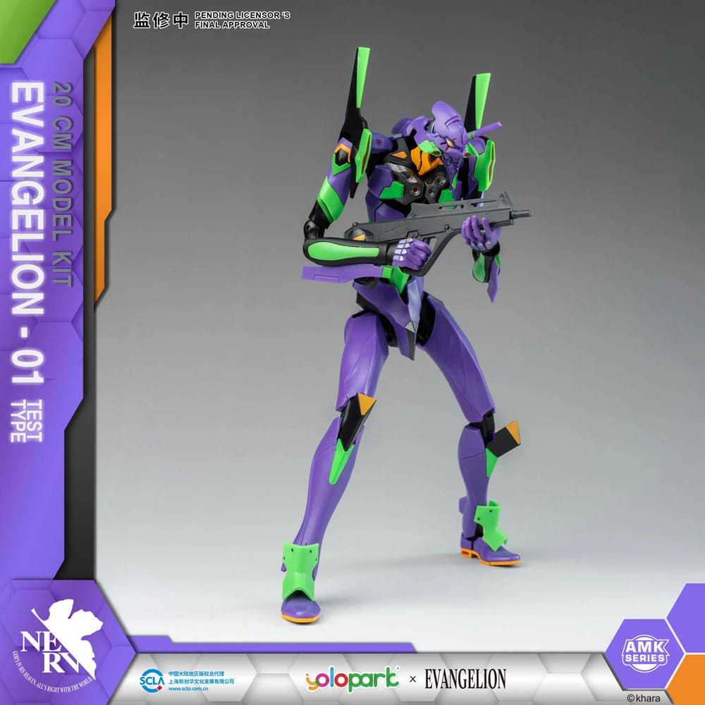Yolopark - Neon Genesis Evangelion - AMK Series Plastic Model Kit Eva-01 20 cm