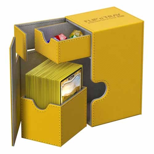 Ultimate Guard - Flip´n´Tray Deck Case 80+ Standard Size XenoSkin Amber