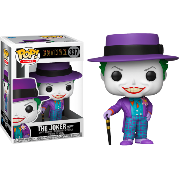 Batman 1989 POP! Heroes Figure Joker 9cm