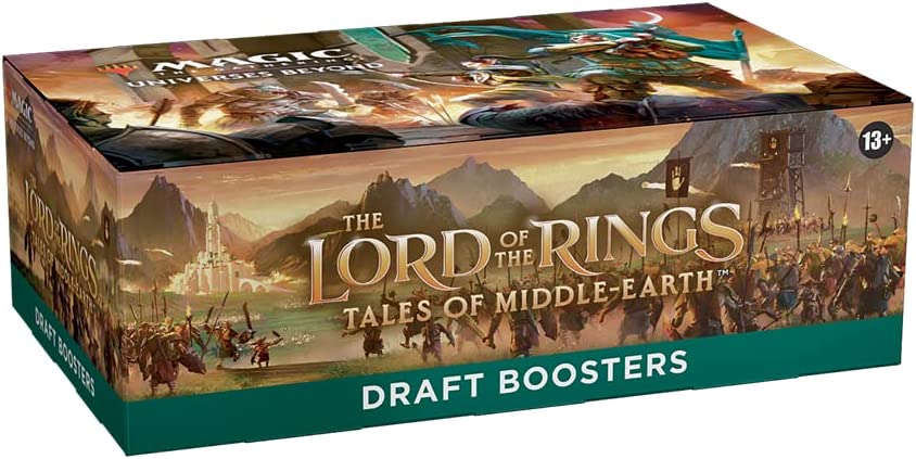 Magic: The Gathering The Lord of The Rings: Tales of Middle-Earth Draft  Booster Box - 36 Packs + 1 Box Topper Card