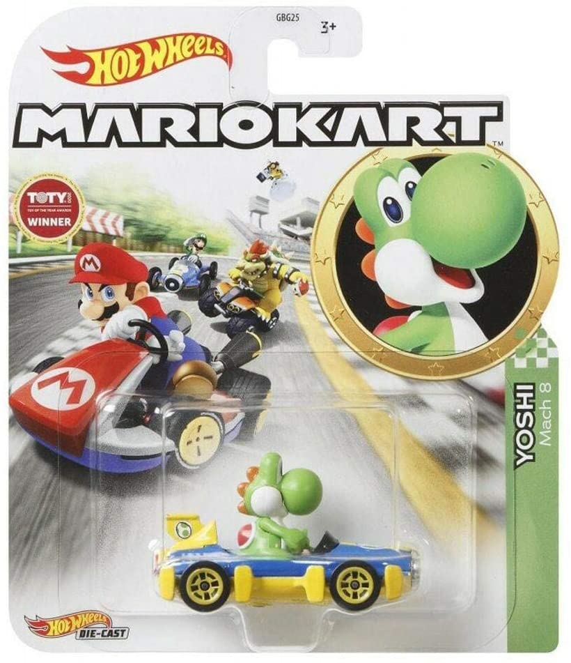 Mattel - Hot Wheels - Mario Kart - Yoshi