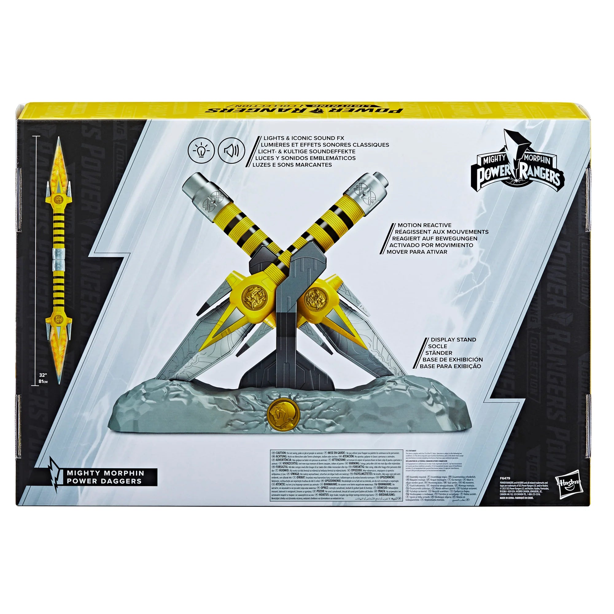Hasbro - Power Rangers - Lightning Collection Mighty Morphin - Yellow Ranger Power Daggers