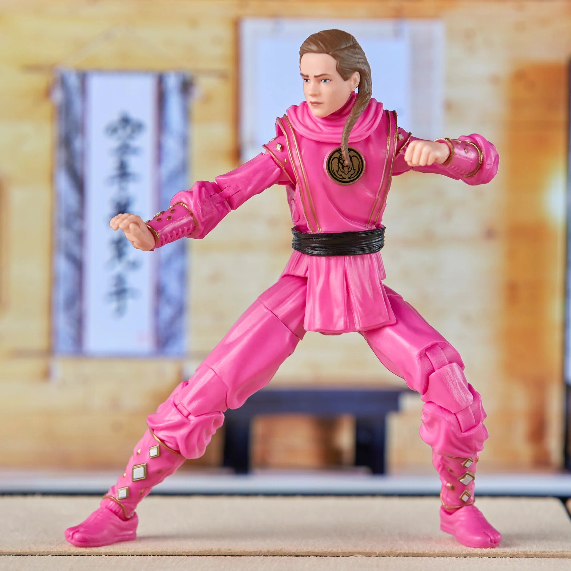Hasbro - Power Rangers - Lightning Collection - Mighty Morphin X Cobra Kai - Samantha LaRusso - Pink Mantis Ranger 15 cm