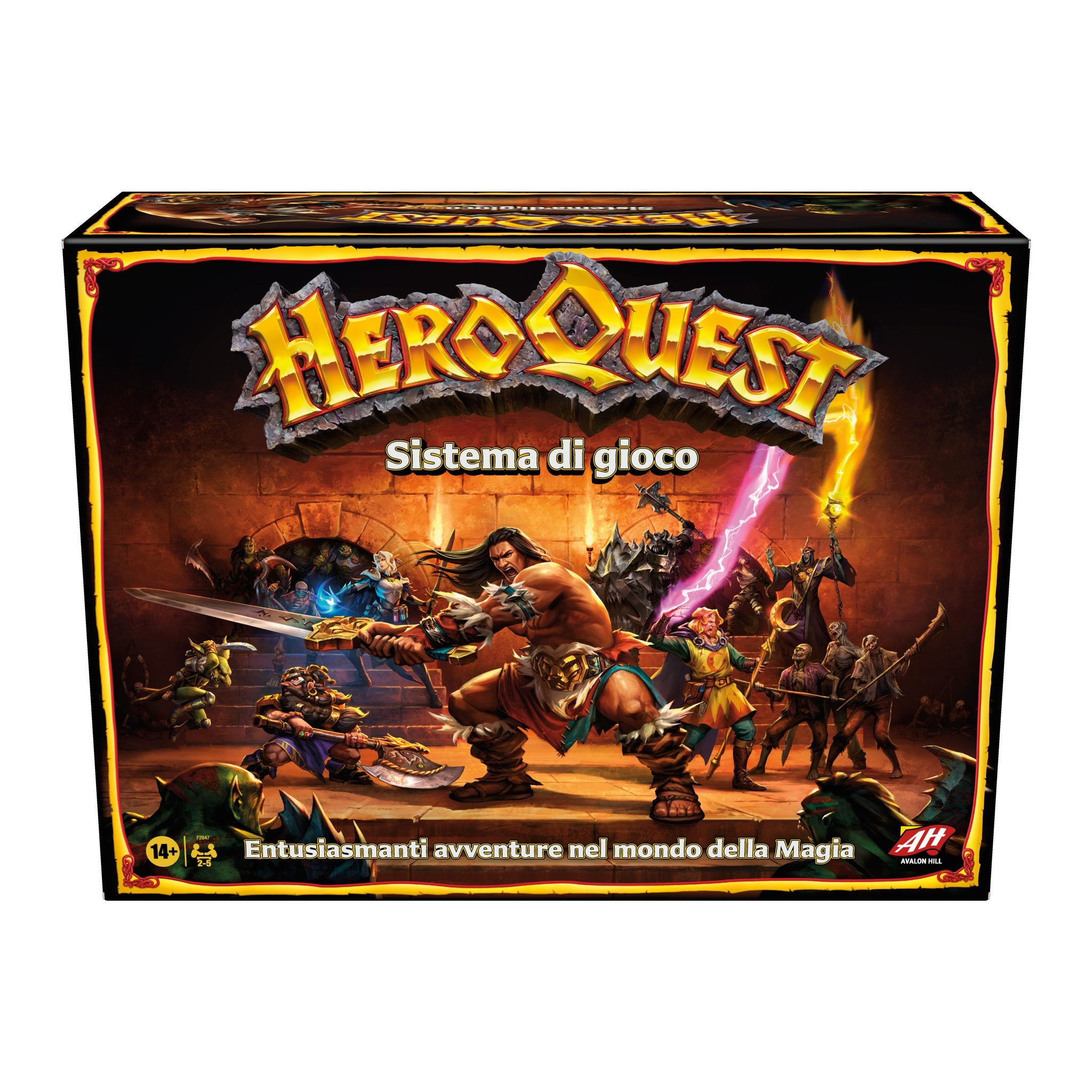 Hasbro - Avalon Hill - HeroQuest - Gioco da Tavolo - Italiano