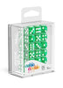 Oakie Doakie Dice D6 Dice 12 mm Translucent - Green (36)