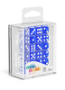 Oakie Doakie Dice D6 Dice 12 mm Translucent - Blue (36)
