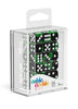 Oakie Doakie Dice D6 Dice 12mm Glow in the Dark - Biohazard (36)