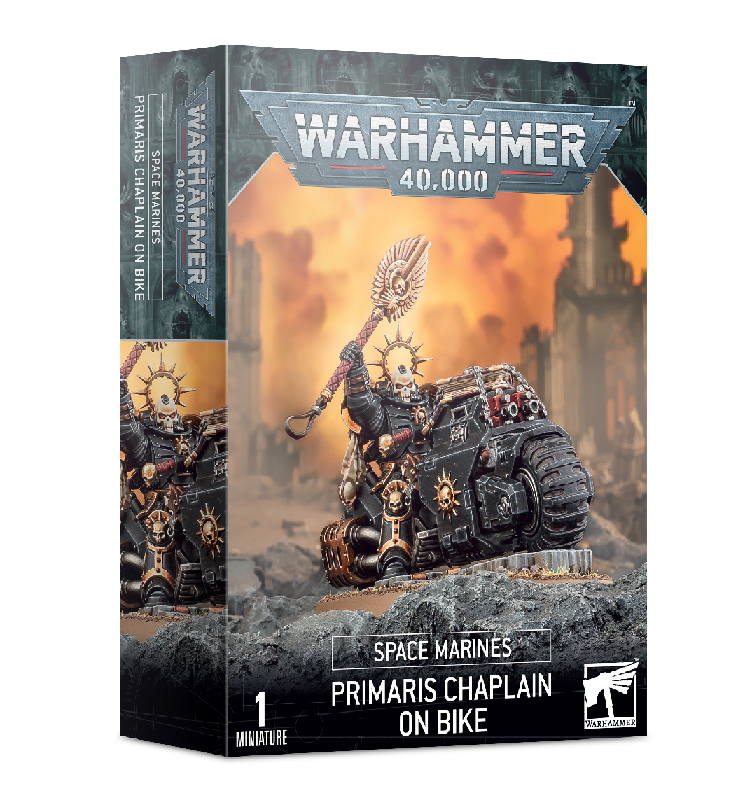 Warhammer 40000 - Space Marines - Primaris Chaplain on Bike