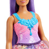Barbie Dreamtopia Principessa Bambola (curvy, capelli viola)