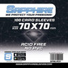 Sapphire Black (70x70mm) 100 Sleeves Protective Sleeves