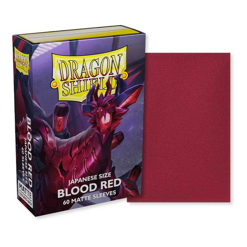 Dragon Shield - Japanese - Matte - Blood Red 60 pcs