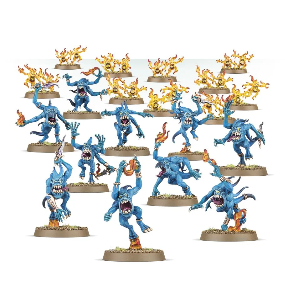Warhammer 40000 - Age of Sigmar - Daemons of Tzeentch - Blue Horrors of Tzeentch