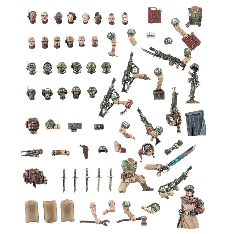 Warhammer 40000 - Astra Militarum - Cadian Upgrades