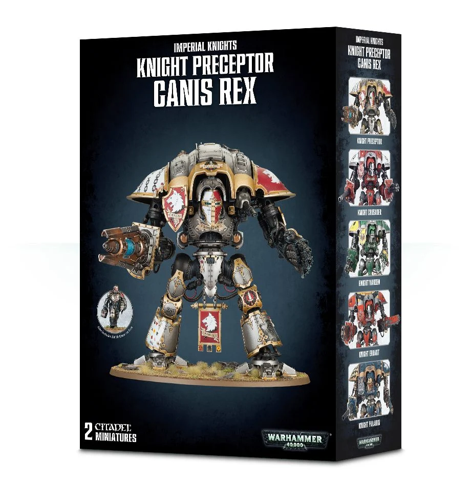 Warhammer 40000 - Imperial Knight - Knight Preceptor Canis Rex