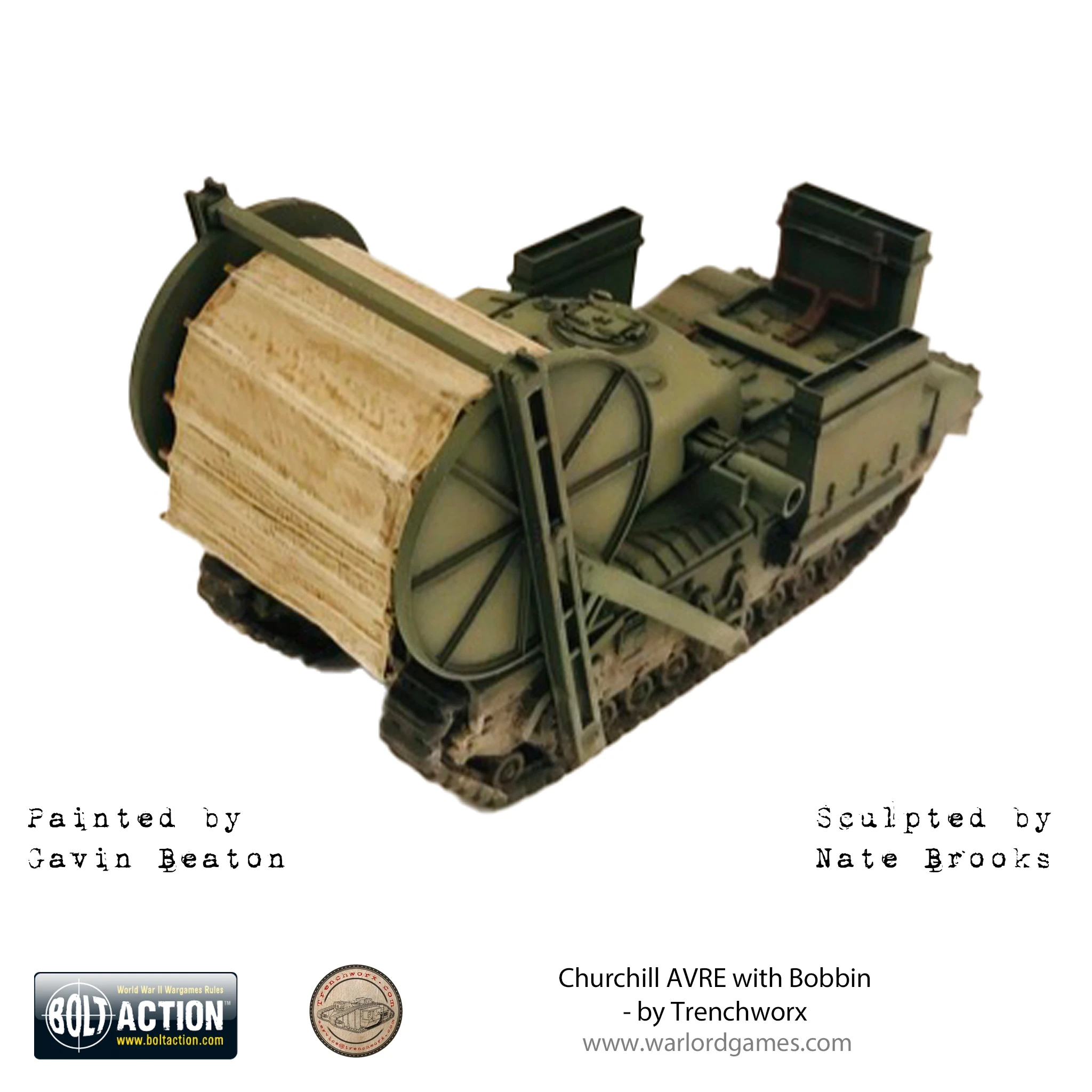 Bolt Action - Churchill AVRE with Bobbin