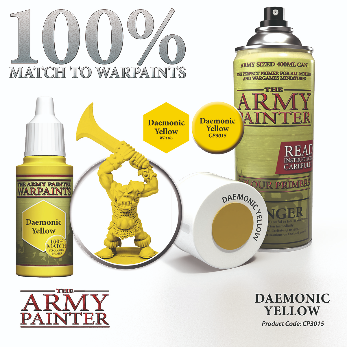 The Army Painter - Base Primer - Daemonic Yellow