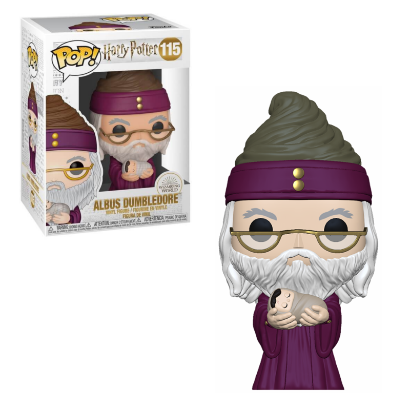 Harry Potter POP! Movies Vinyl Figure Dumbledore w/Baby Harry 9cm