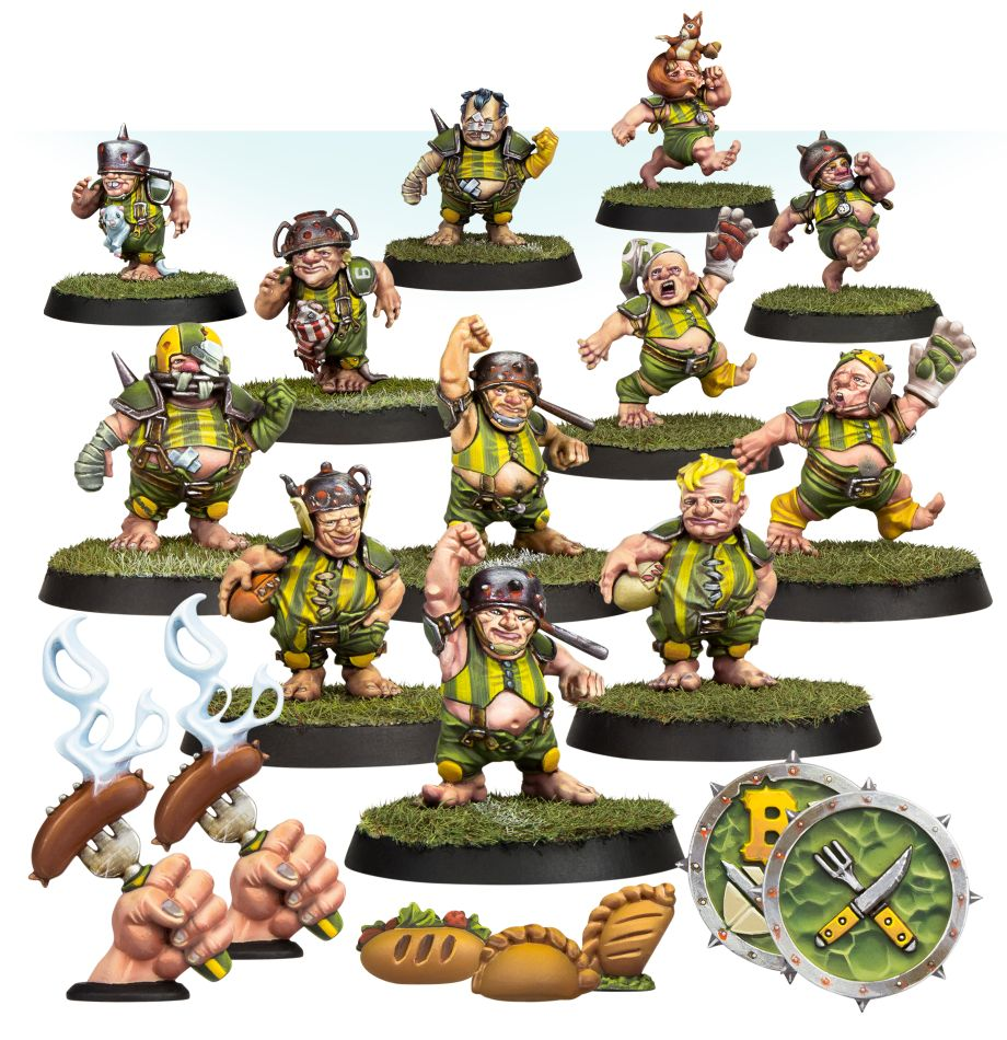 Blood Bowl - Team Halfling: Greenfield Grasshuggers