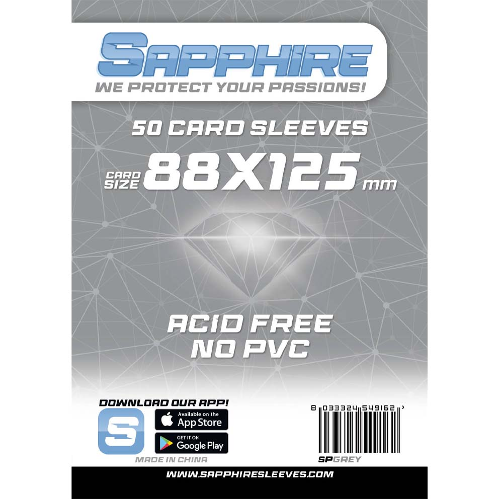 Sapphire - Grey - 88x125mm - 50 pcs