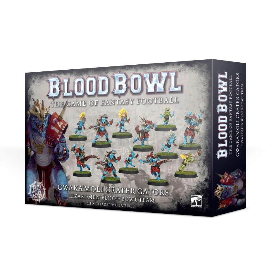 Blood Bowl - Team Lizardmen: Gwaka'moli Crater Gators
