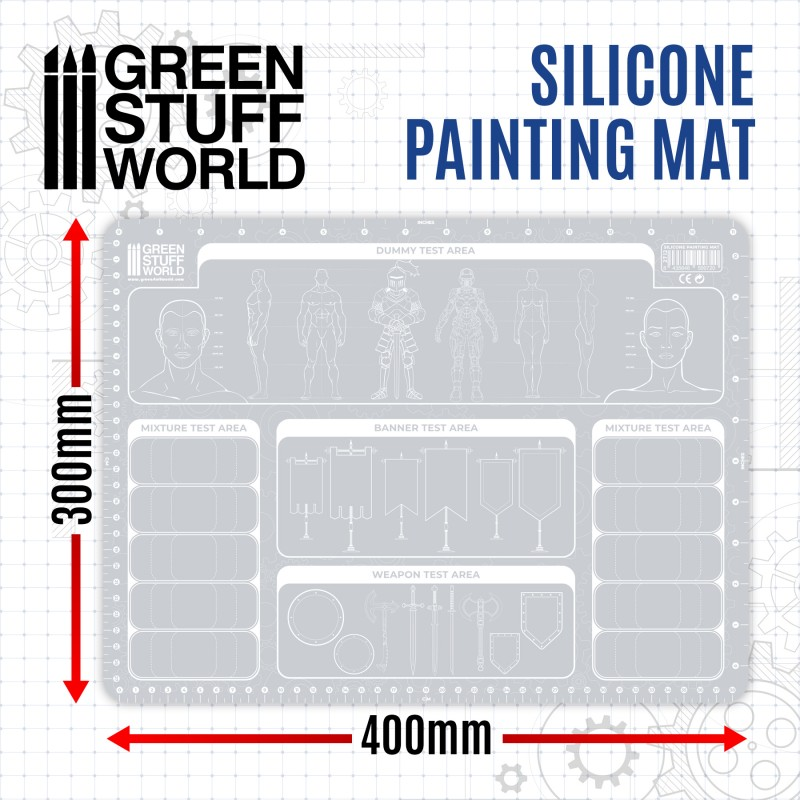 Silicone Painting Mat 400x300mm