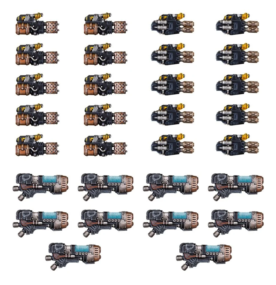 The Horus Heresy - Legiones Astartes - Heavy Weapons Upgrade Set – Heavy Flamers, Multi-meltas, and Plasma Cannons