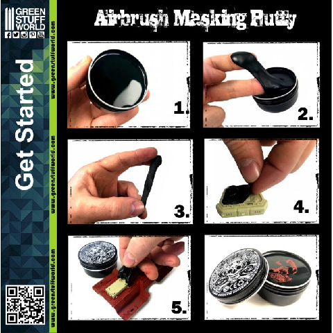 Green Stuff World - Putties - Airbrush Masking Putty