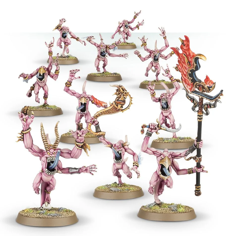 Warhammer 40000 - Age of Sigmar - Daemons of Tzeentch - Pink Horrors of Tzeentch
