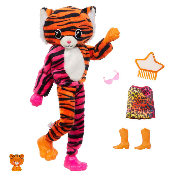 Mattel - Barbie - Cutie Reveal Serie Amici della Giungla - Tigre