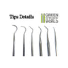 Green Stuff World - Tools - 6x Hook and Pick tool Set