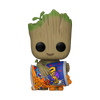 I Am Groot POP! Marvel TV Vinyl Figure Groot w/Cheese Puffs 9cm!