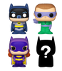 Bitty POP! DC - Batman Adam West 4PK Vinyl Figures 2 cm