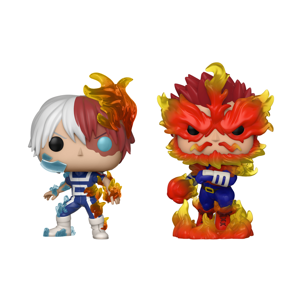 Animation POP! My Hero Academia 2pk-Endeavor/Todoroki Vinyl Figures 9 cm