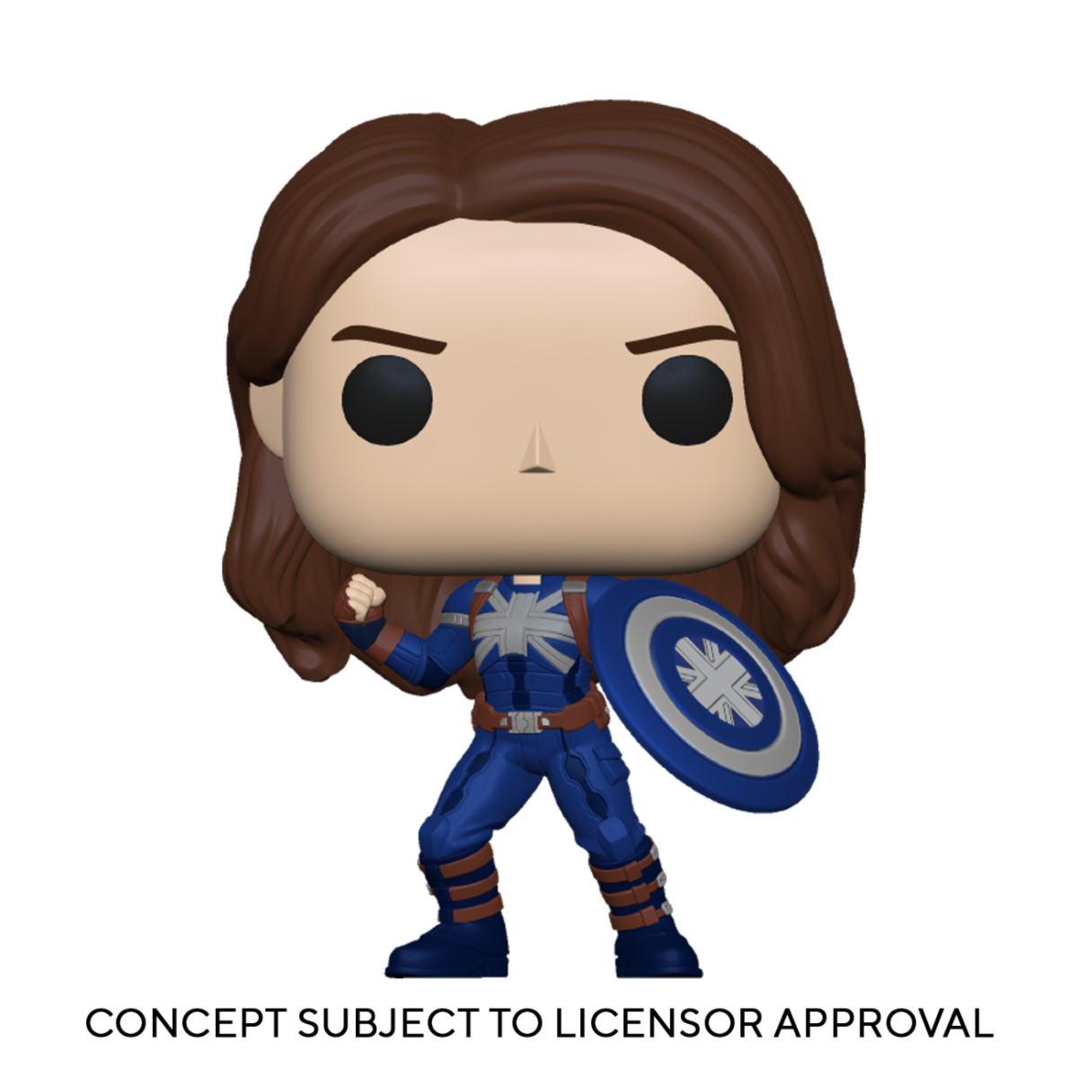 Marvel What If...? POP! Animation Vinyl Figure Captain Carter (Stealth) 9cm