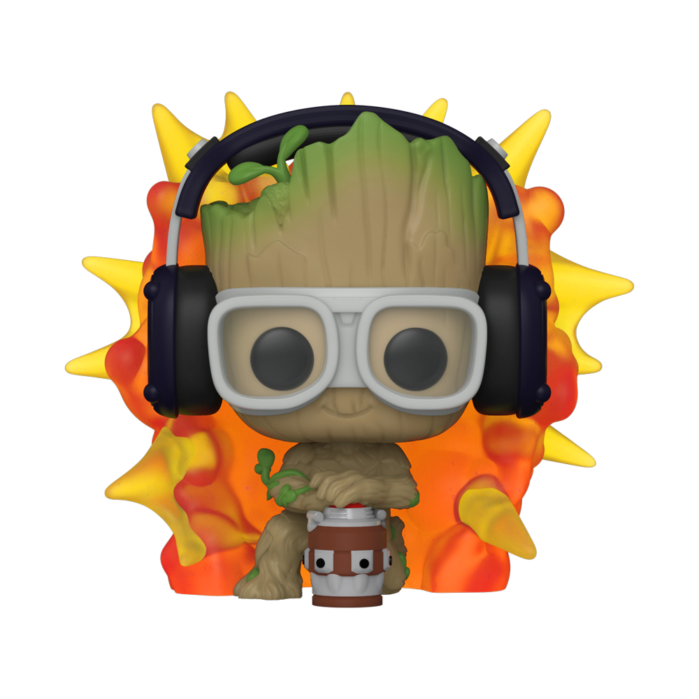 I Am Groot POP! Marvel TV Vinyl Figure Groot w/ Detonator 9cm!