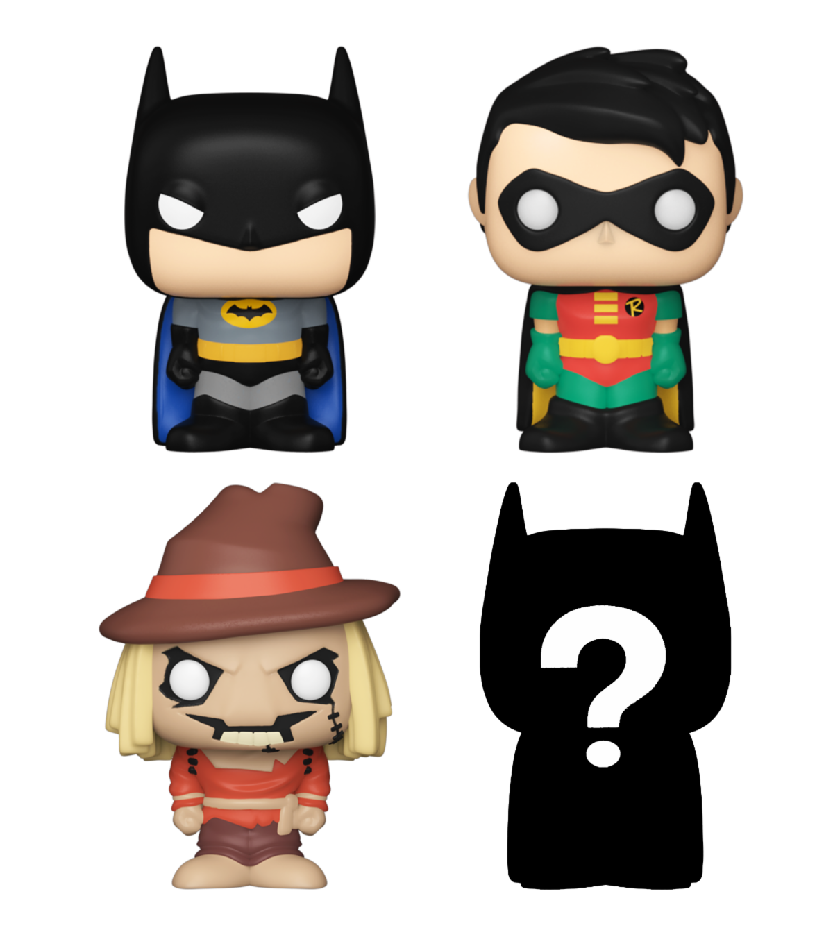 Bitty POP! DC - Batman 4PK Vinyl Figures 2 cm