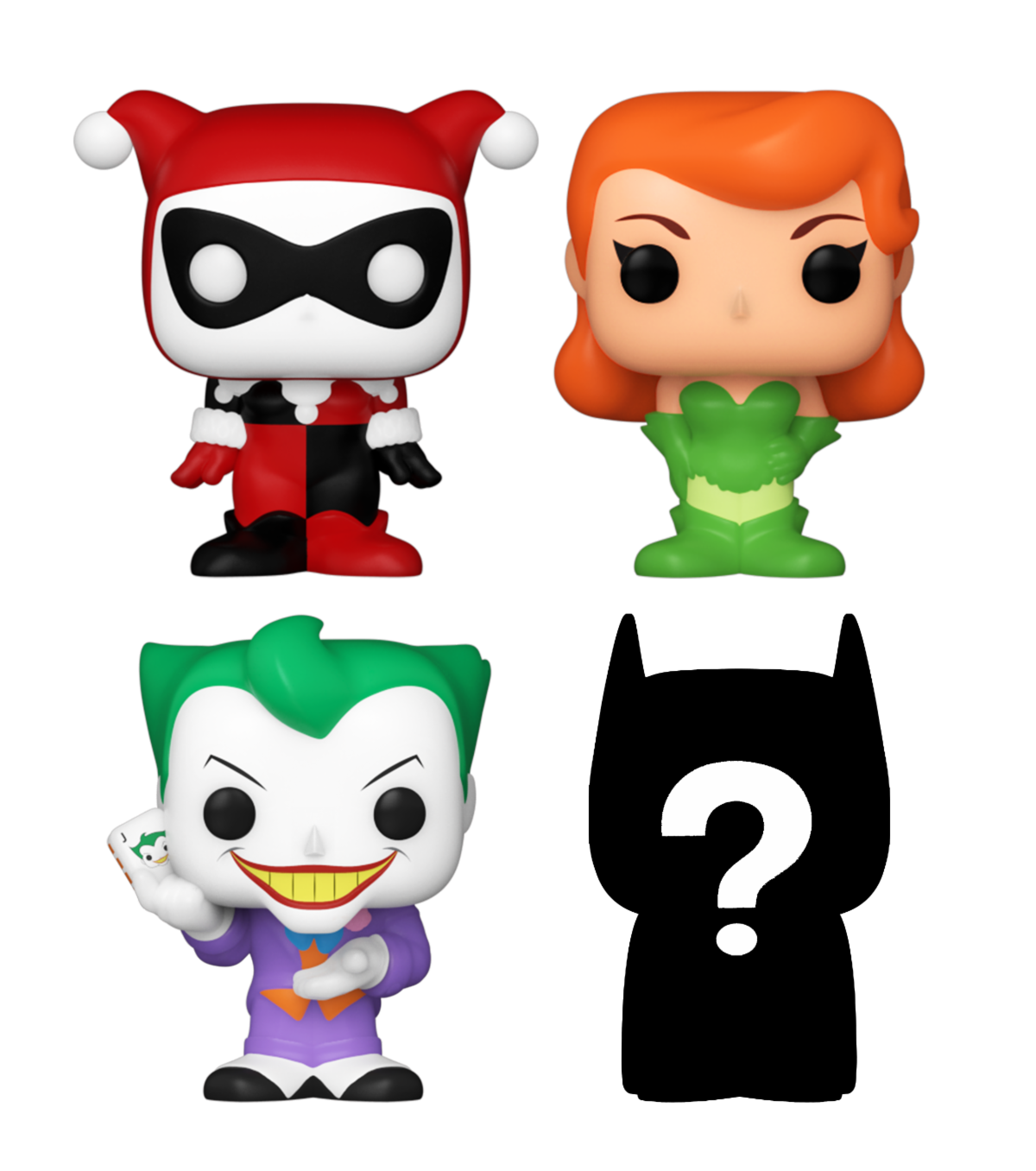 Bitty POP! DC - Harley Quinn 4PK Vinyl Figures 2 cm
